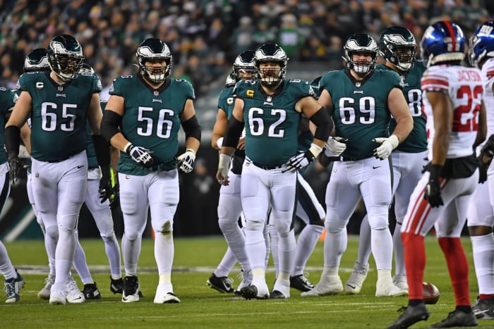 Philadelphia Eagles offensive line.